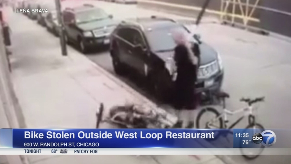 Bike theft caught on camera