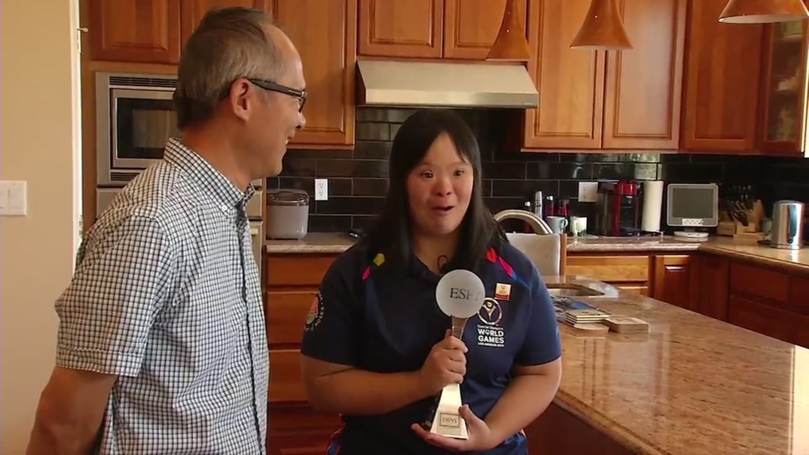 Cupertino Special Olympics athlete Stephanie Ching receives honorary