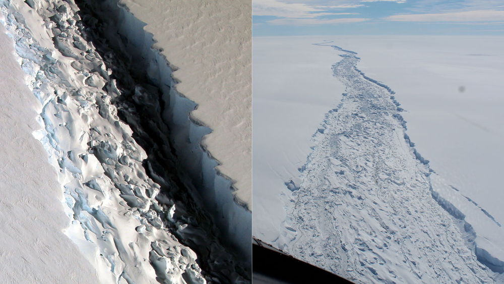 1 trillion ton iceberg breaks off Antarctica ice shelf