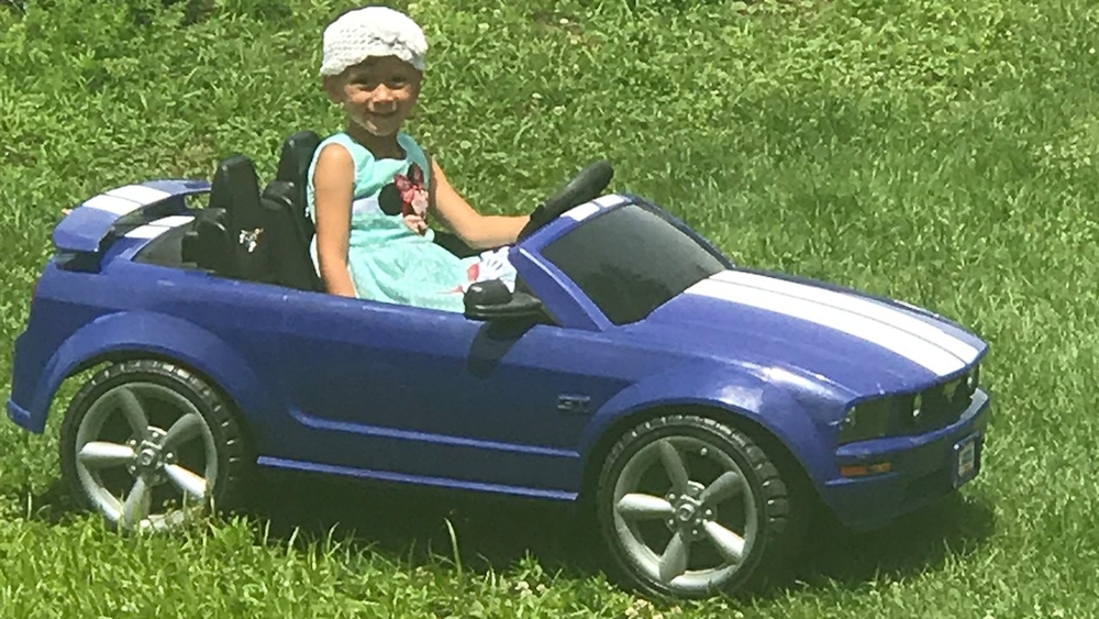 Little girl speaks out after toy car stolen
