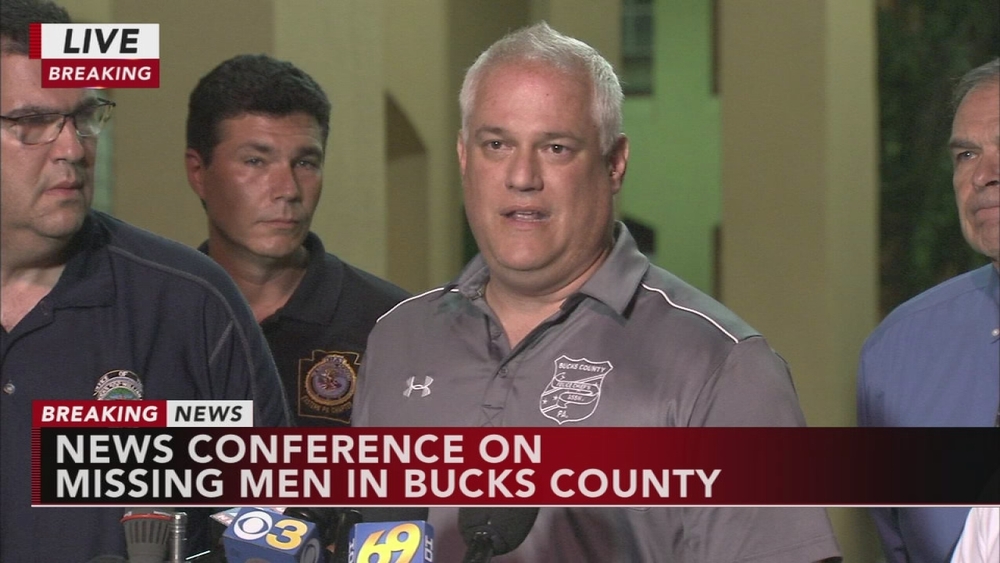 Bucks Co. D.A. holds news conference on missing men