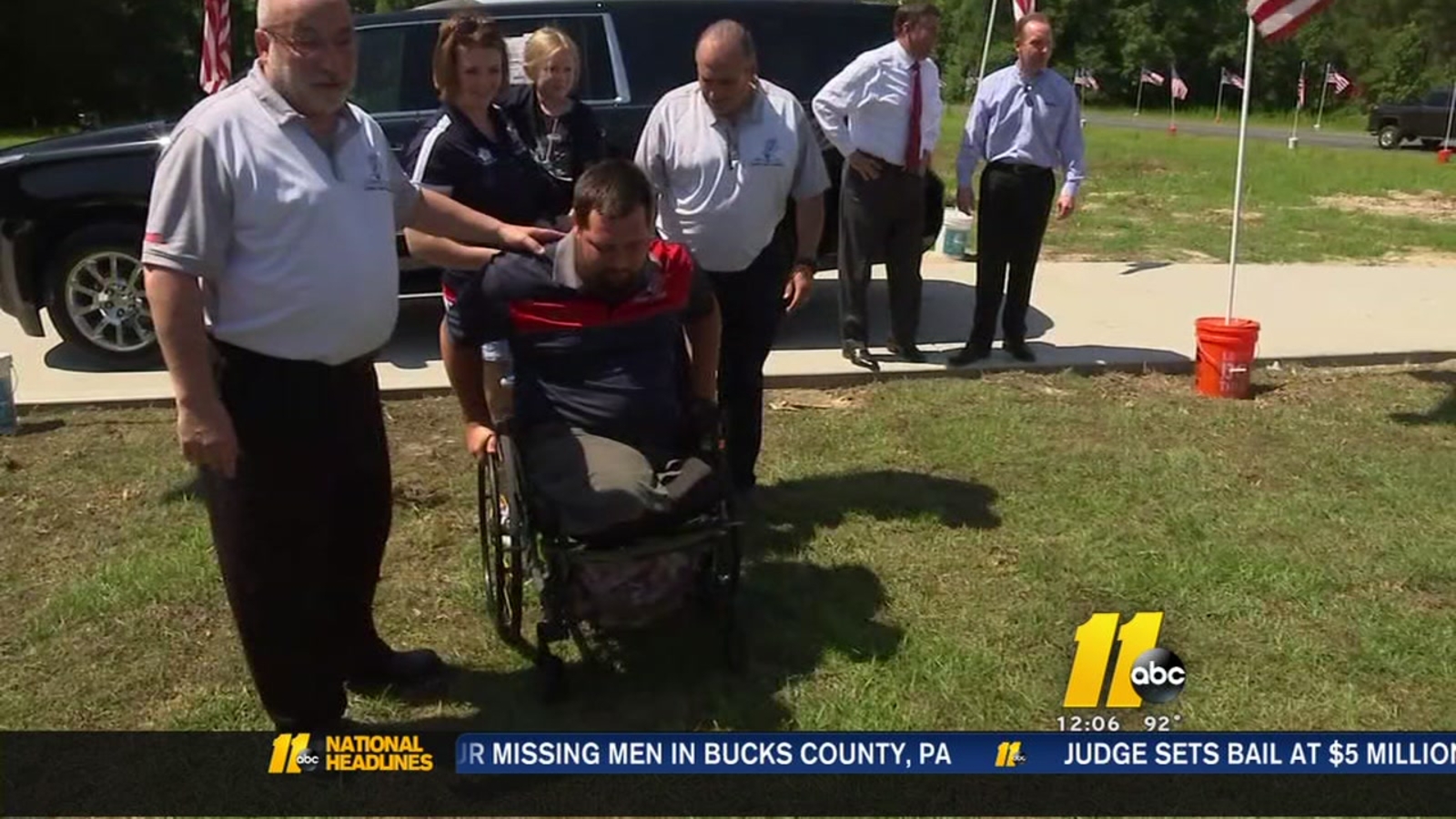 Wounded veteran gets new home ABC11 RaleighDurham