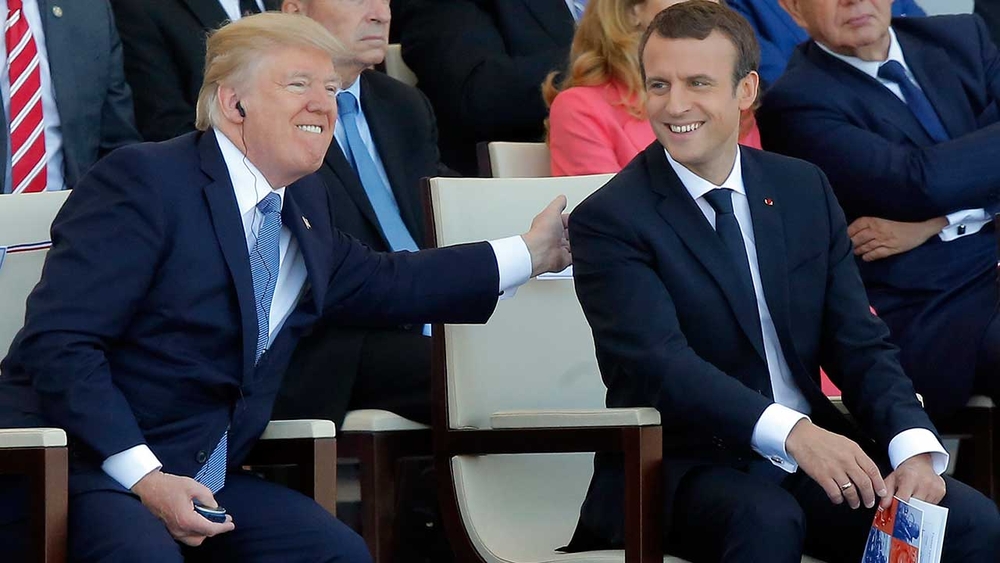 Trump, Macron's friendship on display at Bastille Day parade