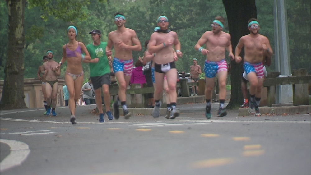 Underwear Fun Run in Central Park