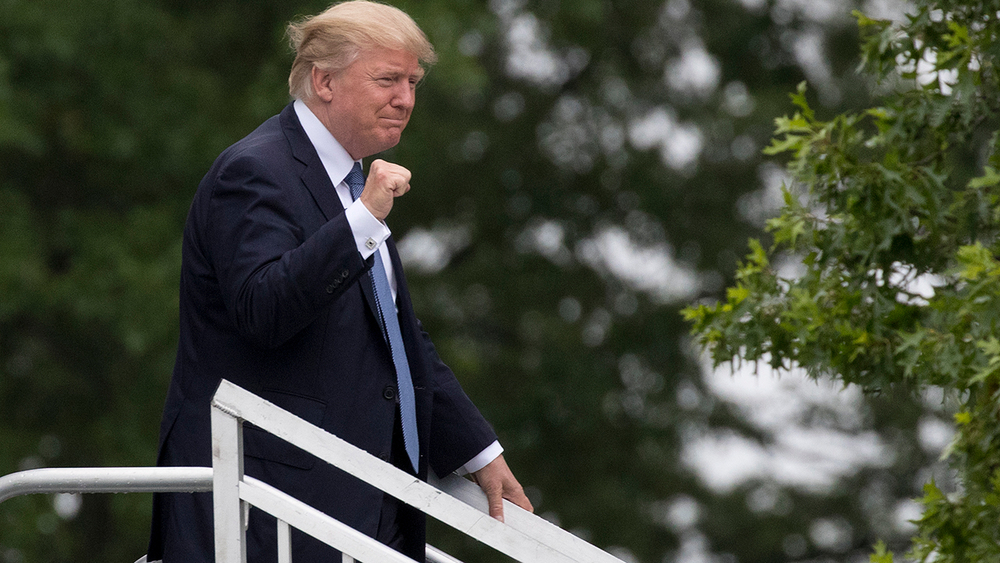 Trump at NJ golf tournament