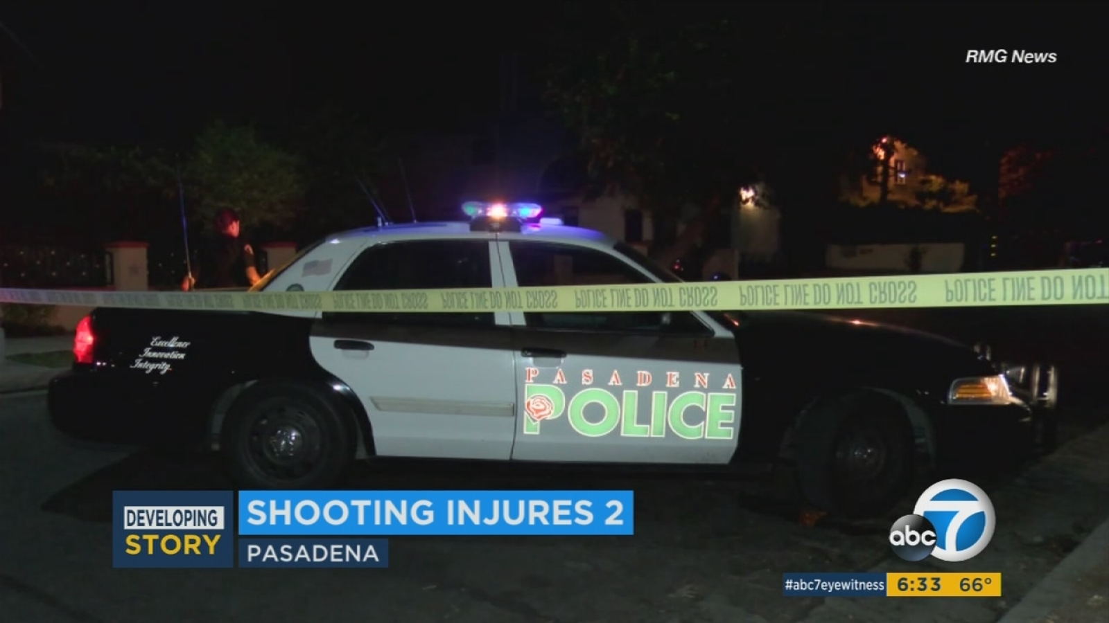 Teen, man hospitalized in Pasadena shooting ABC7 Los Angeles