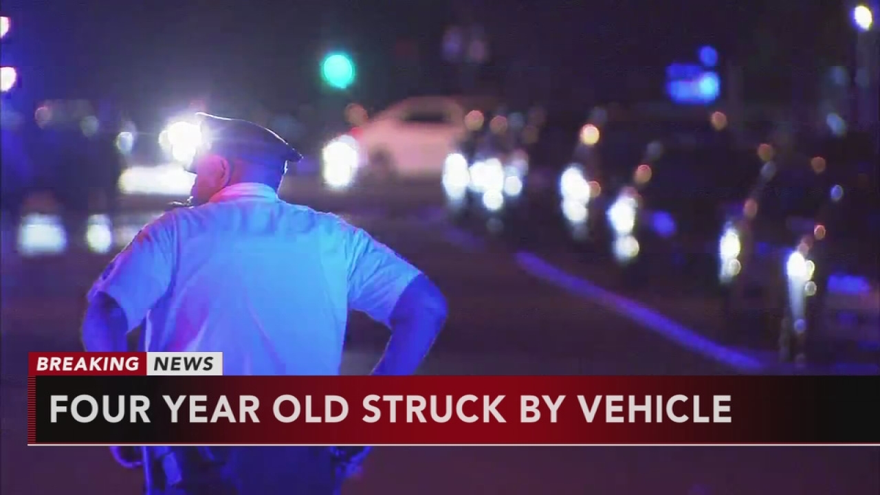 4-year-old child struck by vehicle in Mayfair