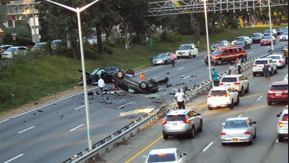 Driver charged in Grand Central Parkway crash that left 2 dead