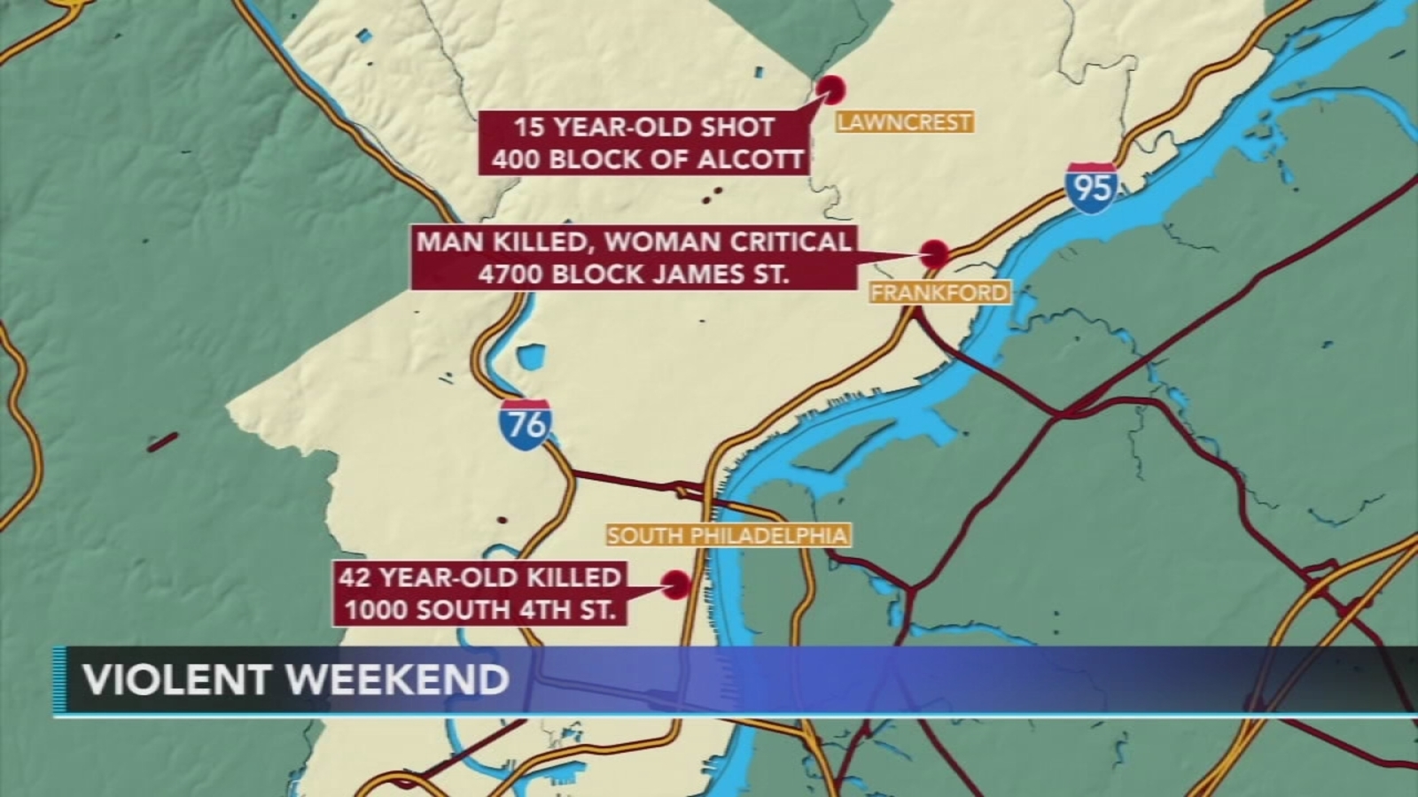 Teen, grandson, neighbor among victims of violent Philadelphia weekend ...