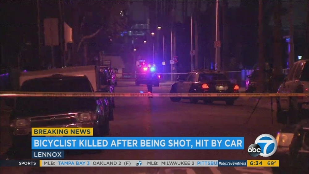 Man riding bike hit by car, then shot and killed in Lennox