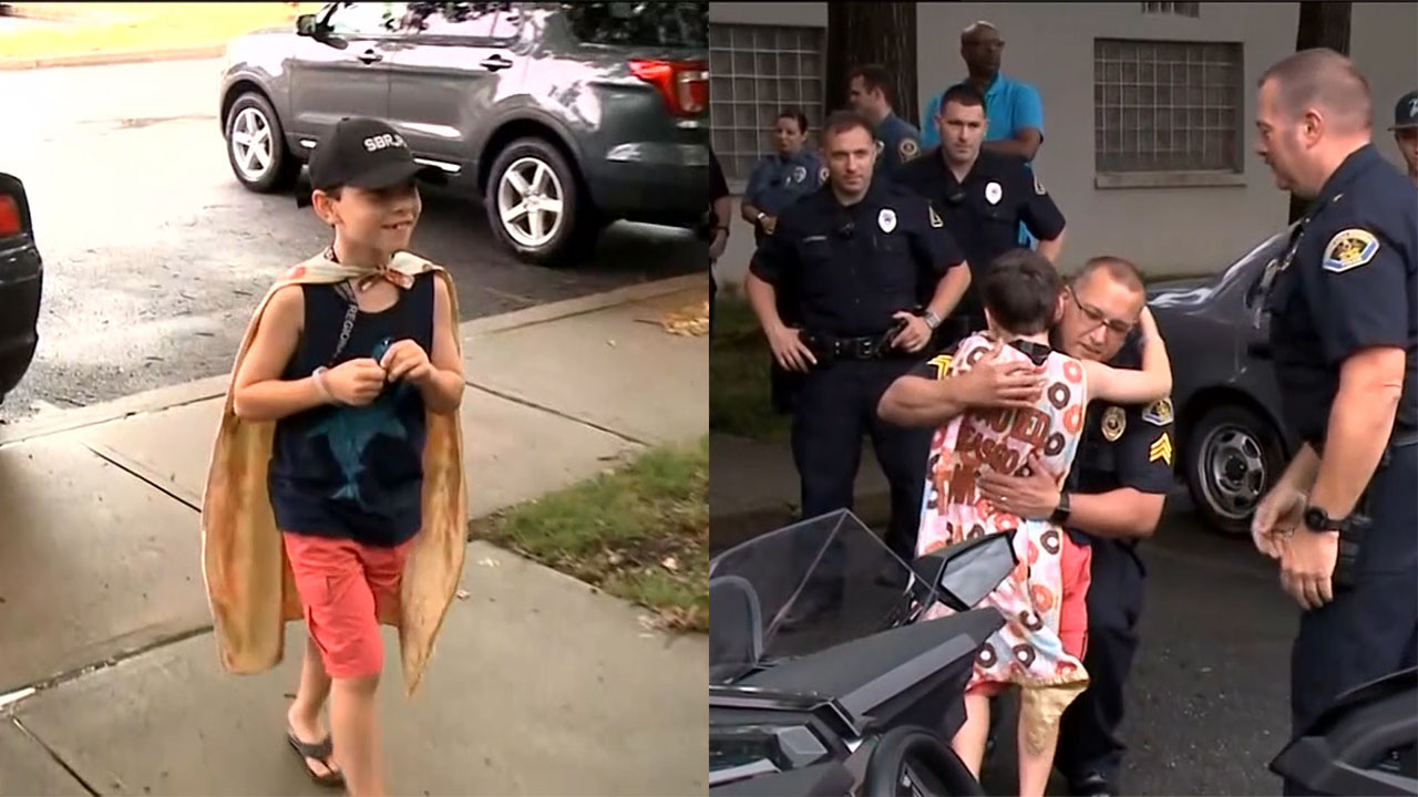 9-year-old boy wants to thank every cop in the U.S. with doughnuts
