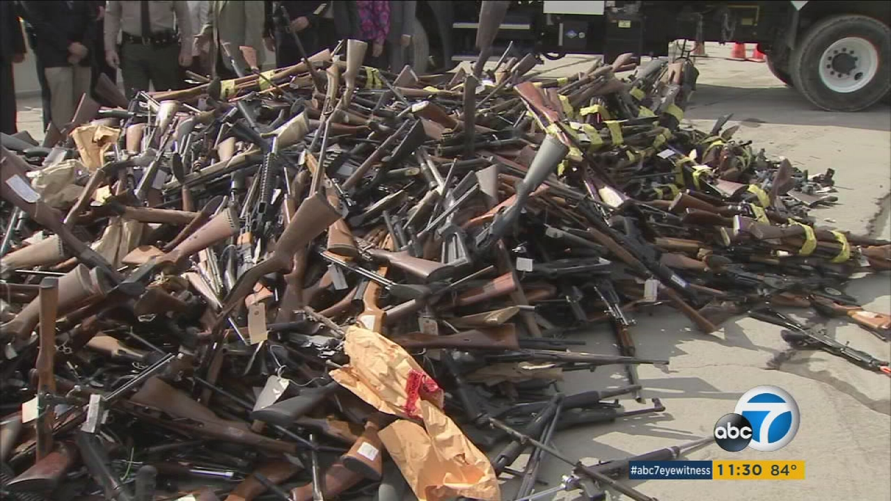 Thousands of illegal guns melted for use in CA's infrastructure