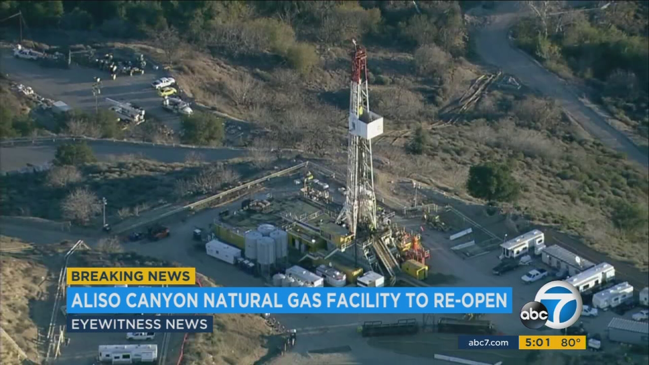 CA approves reopening Aliso Canyon gas storage facility