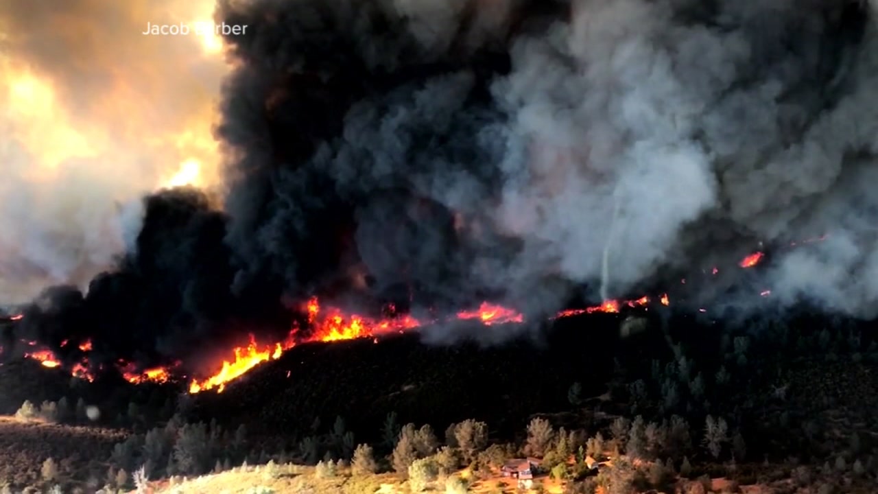 48,000 acres burn, 29 structures destroyed in growing Detwiler fire near Yosemite National Park
