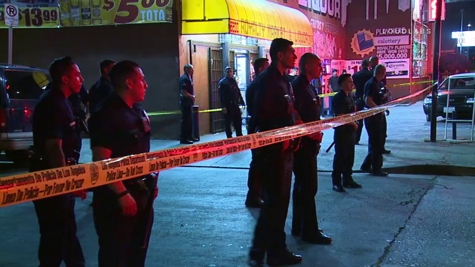 Man killed in shooting near South Los Angeles liquor store; suspect at