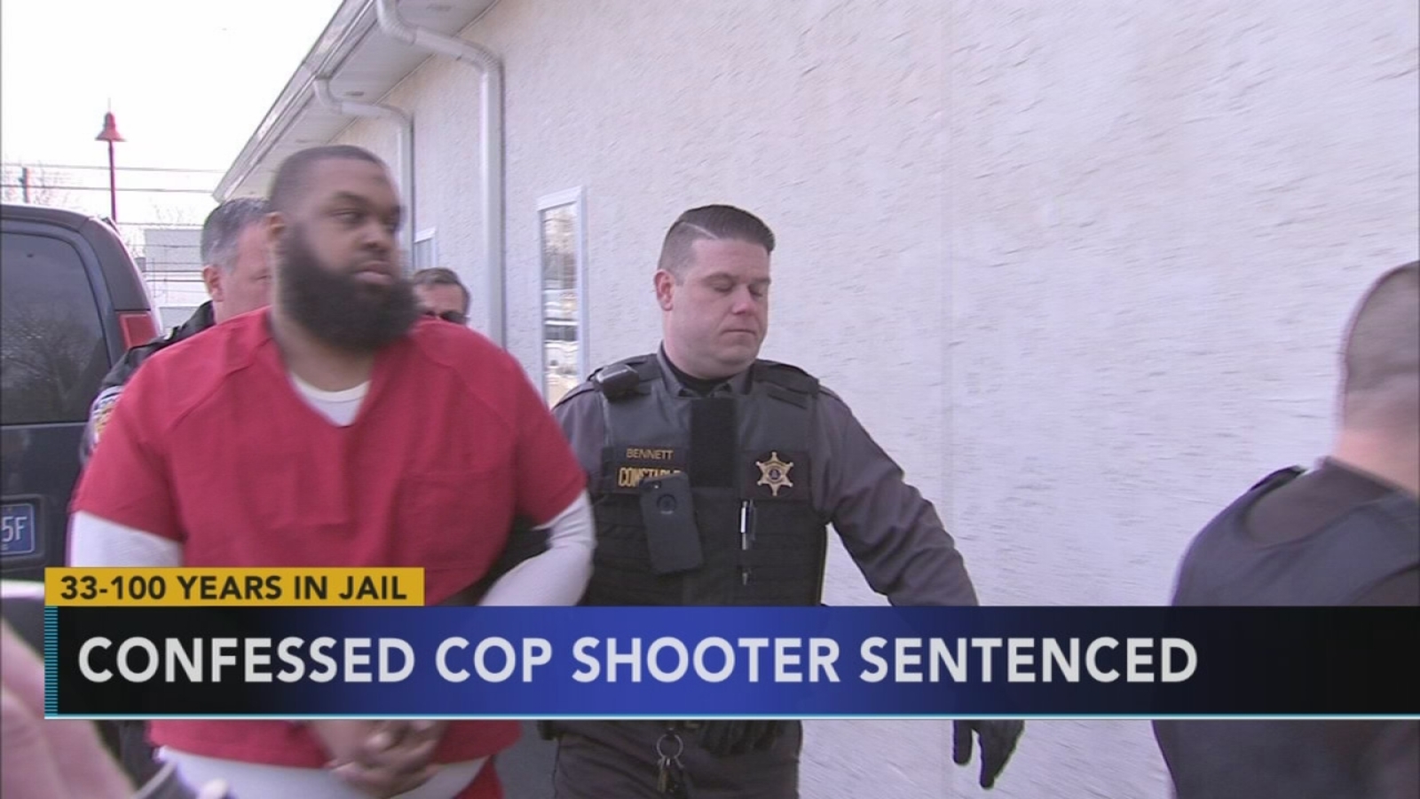 Man who shot Folcroft officer sentenced 33 to 100 years in jail 6abc