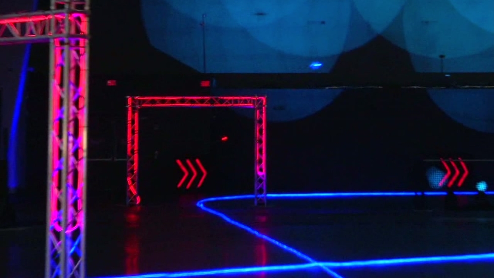 Drone sports come to life at San Francisco's Palace of Fine Arts