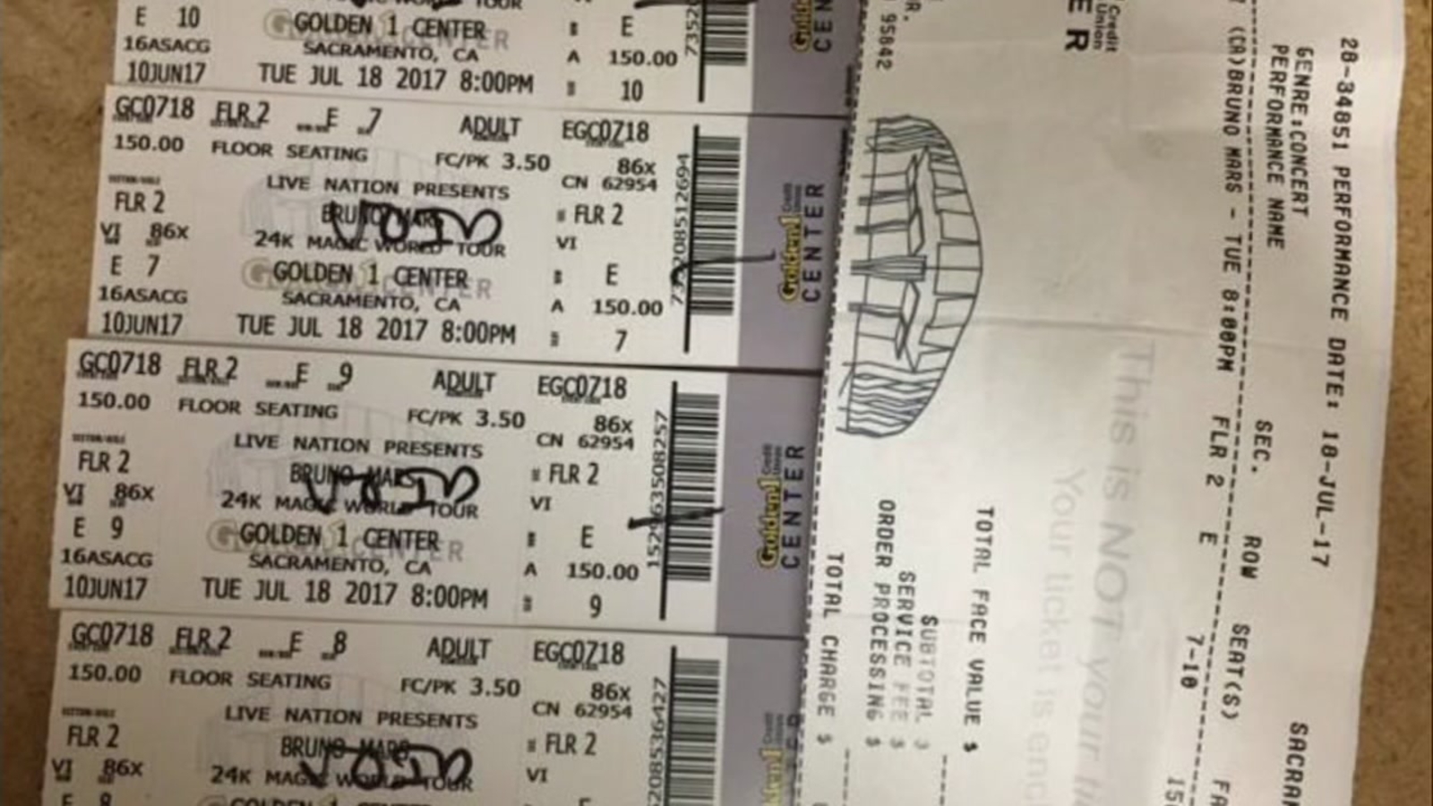 Fake Bruno Mars Tickets Cause Fans To Lose Their 24k Magic At San Jose Concert Abc7 San Francisco