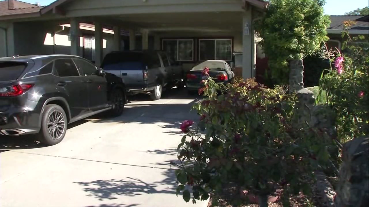 San Jose police are searching for a woman accused of stabbing a San Jose Mercury News employee on Redbird Drive early Friday morning.