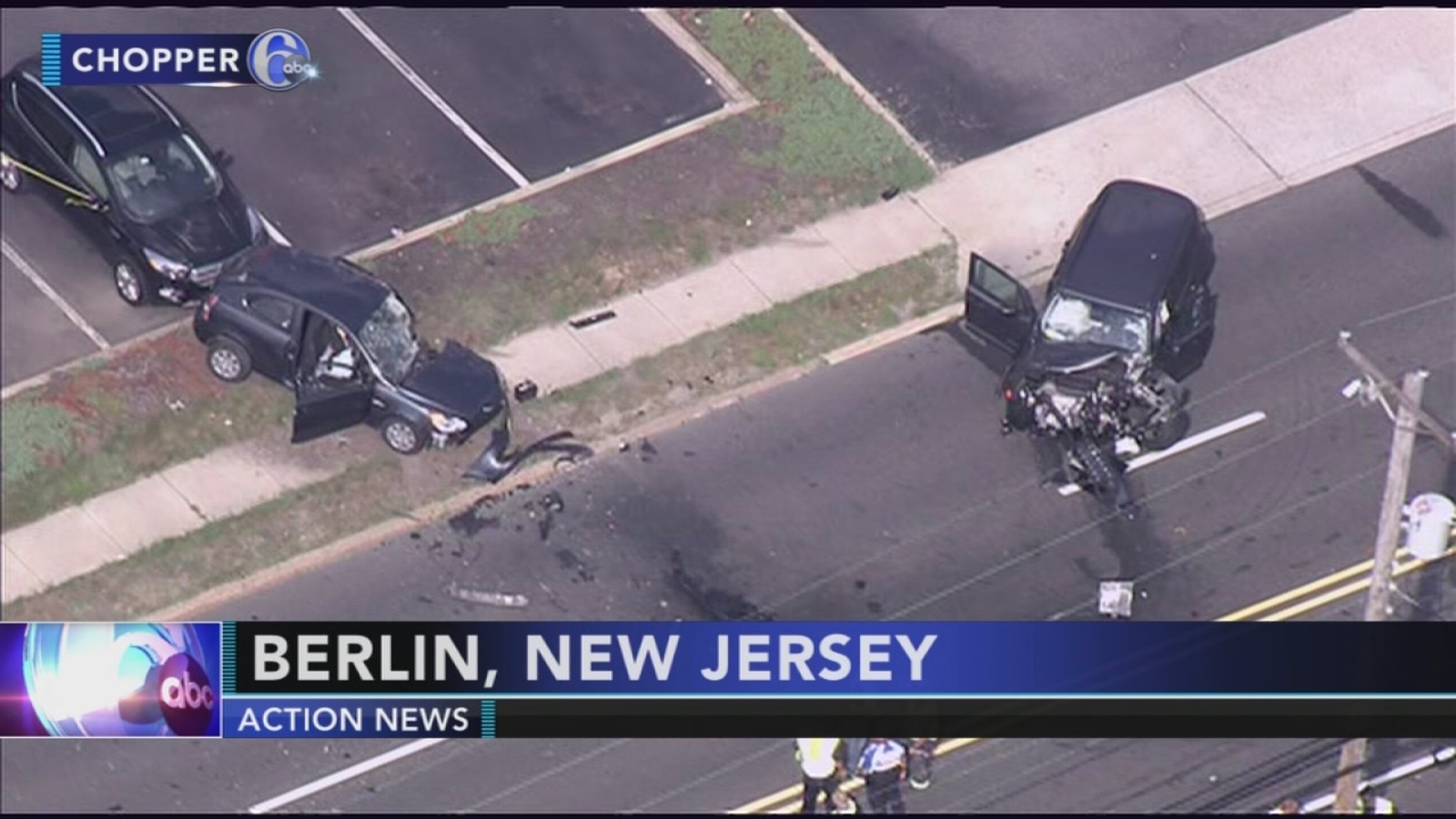 Woman killed after multi-car crash in Camden County - 6abc Philadelphia