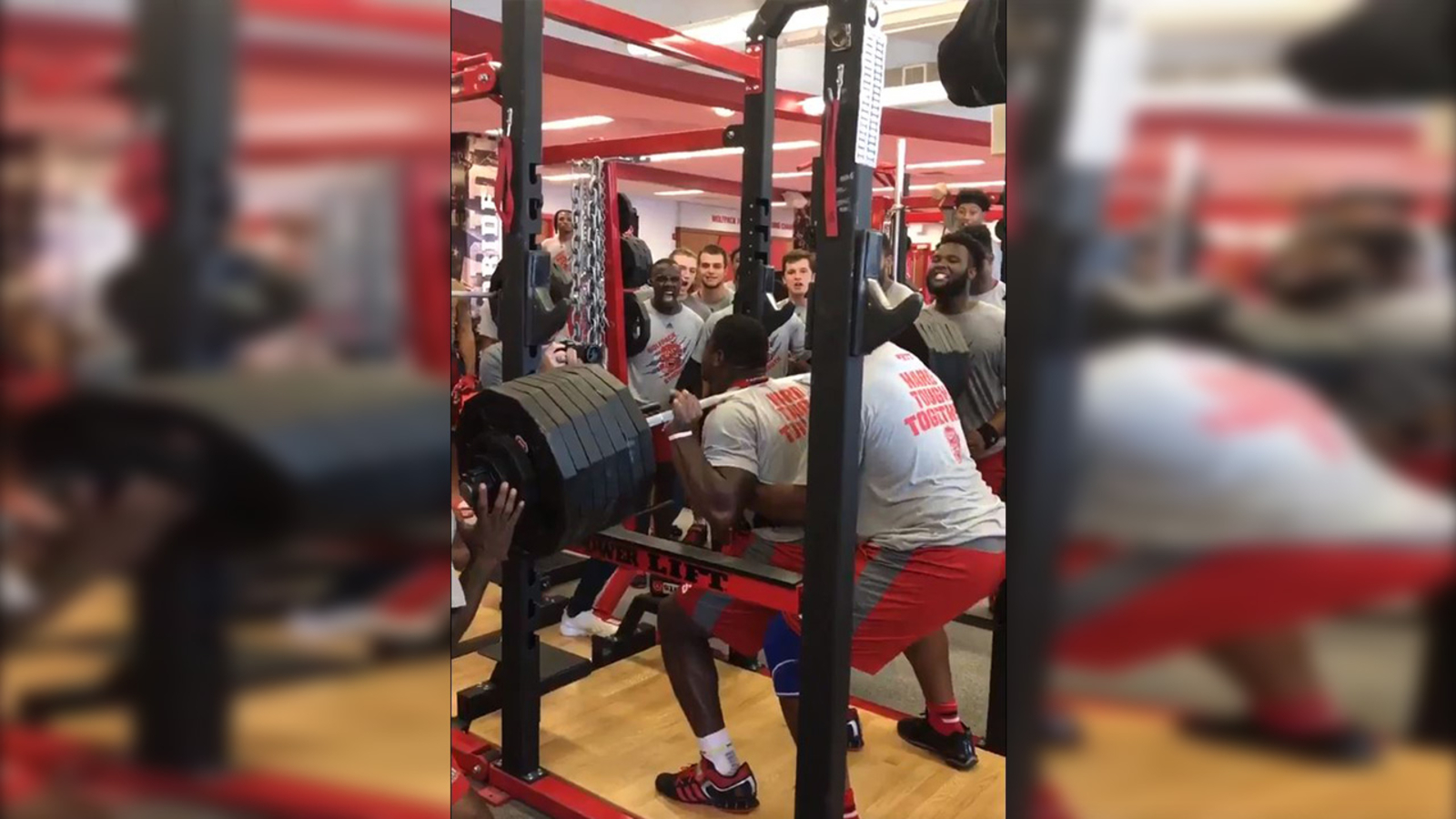 NC State football player squats 700 lbs ABC11 RaleighDurham