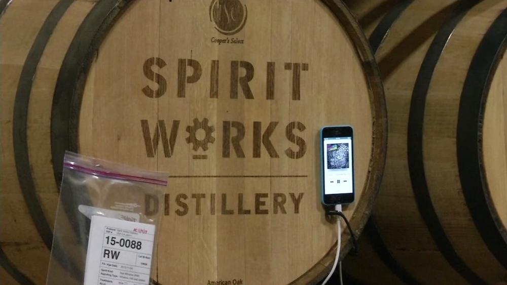 Good vibrations: North Bay craft distiller thinks music could make better whiskey