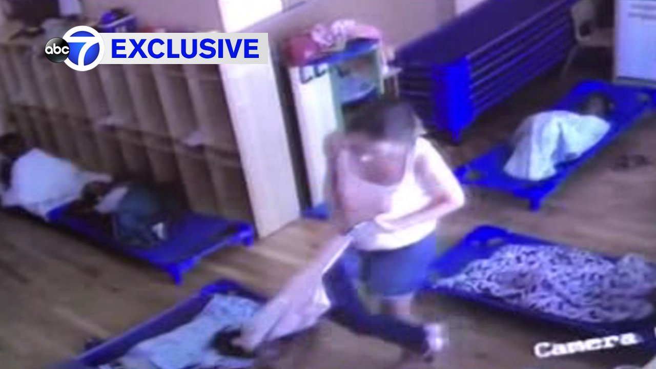 EXCLUSIVE: Day care worker caught on camera allegedly hitting, pushing toddler girl in Brooklyn
