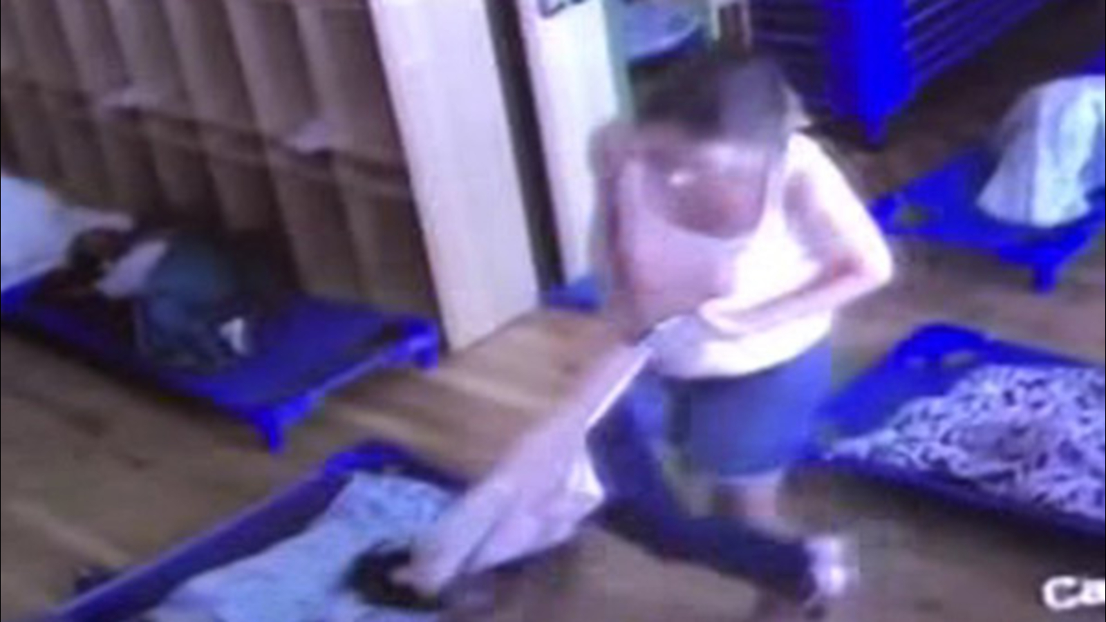 New York day care worker caught on camera allegedly assaulting toddler ...