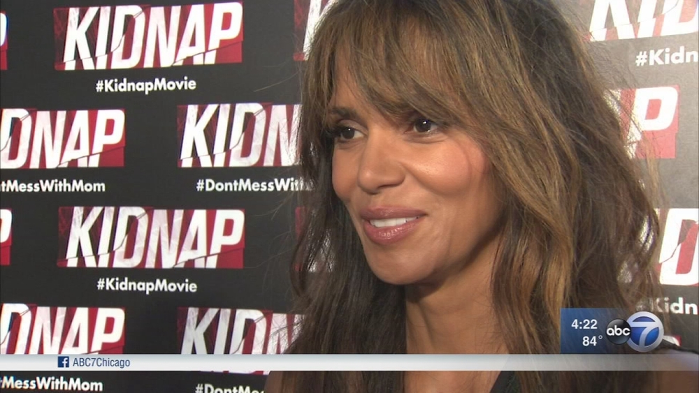 Halle Berry in Chicago to promote new movie