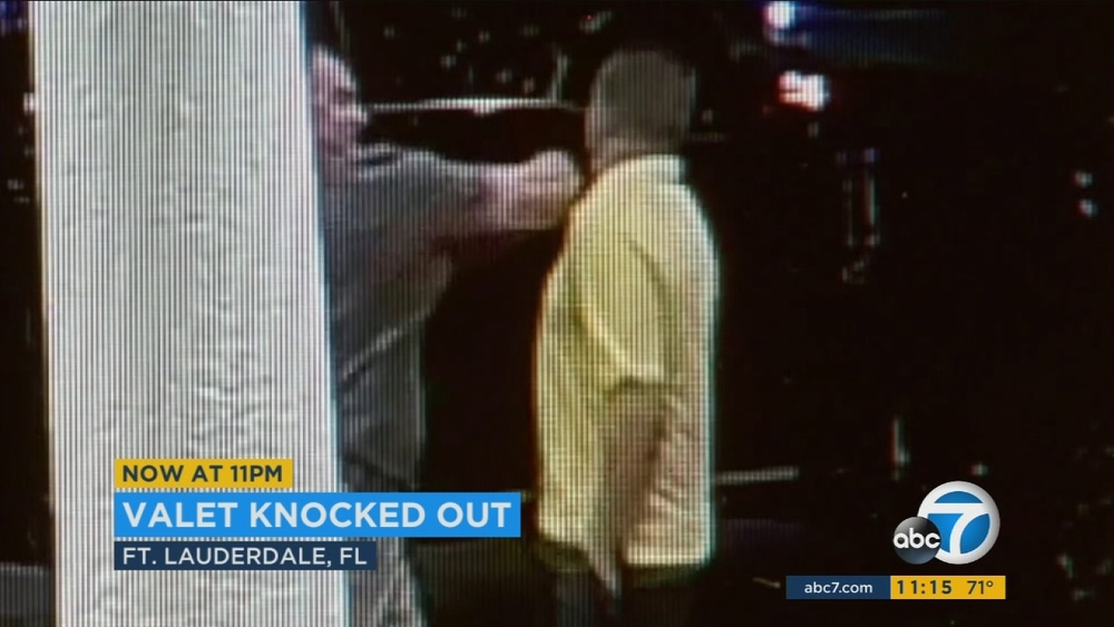 VIDEO: Man knocks out valet with single punch during dispute