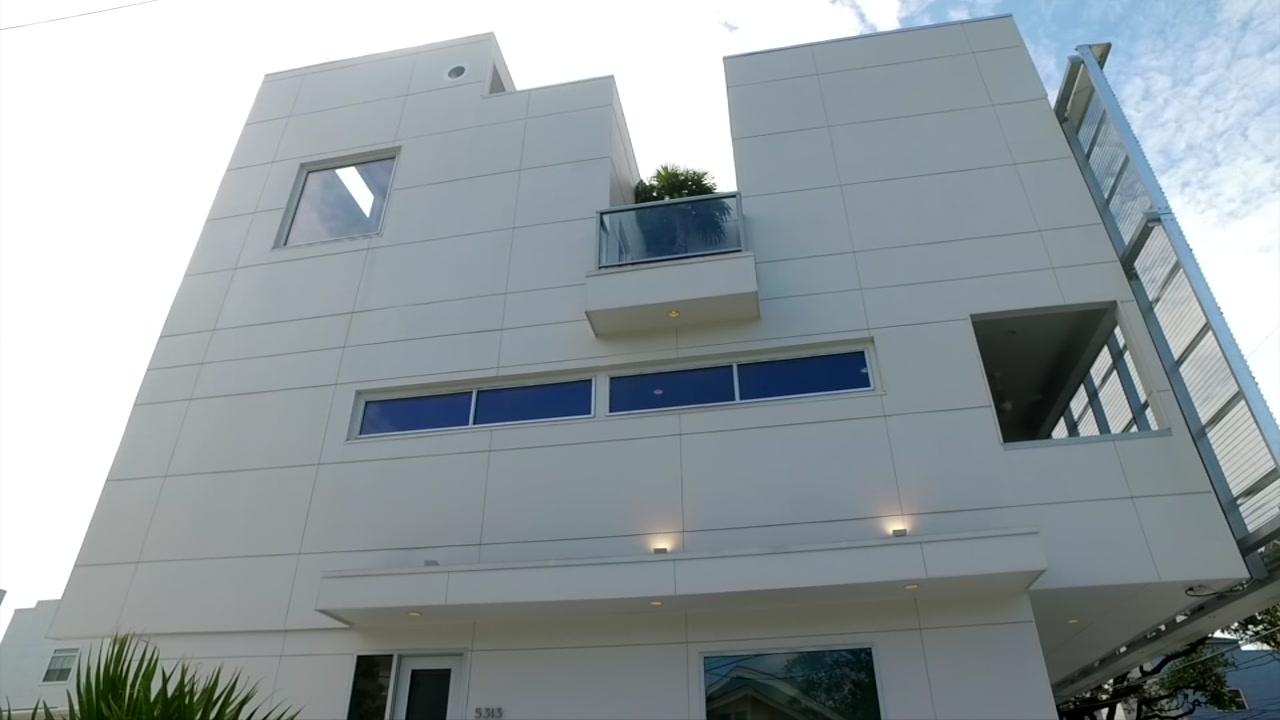 Ultra-modern home that lights up the sky hits market in Museum District
