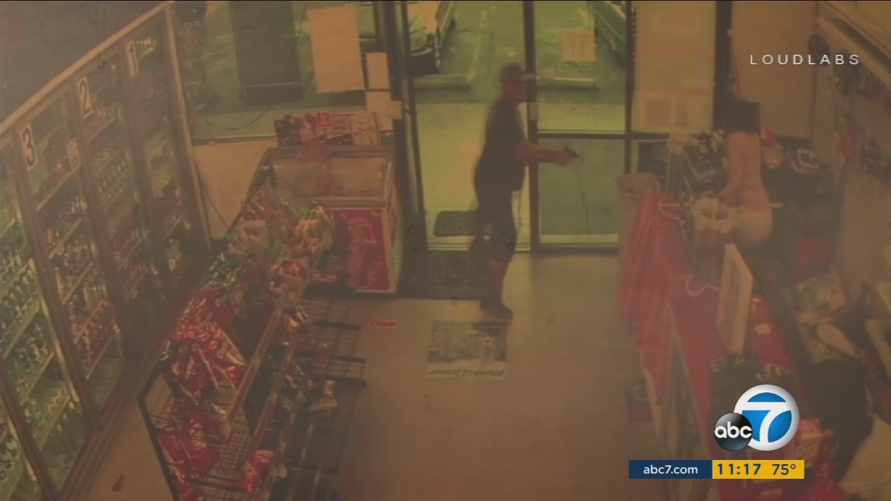 Armed man flees when Victorville clerk brandishes gun