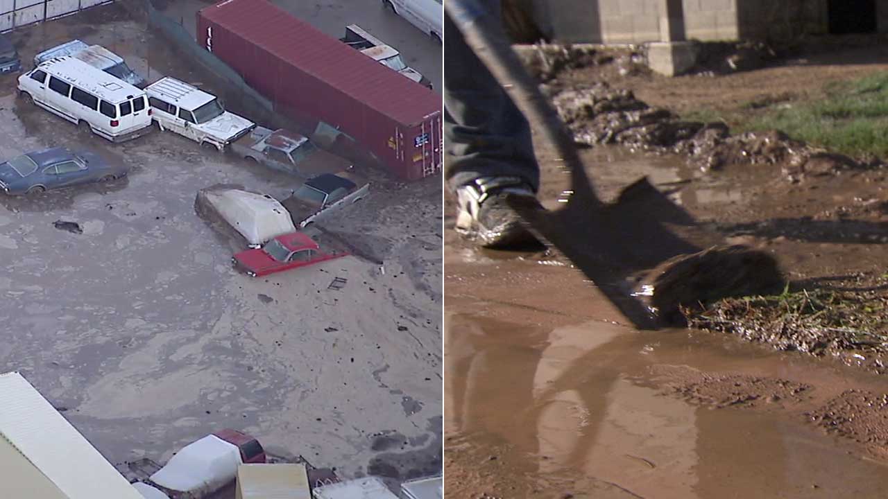 Acton residents digging out of muddy mess after flash flooding