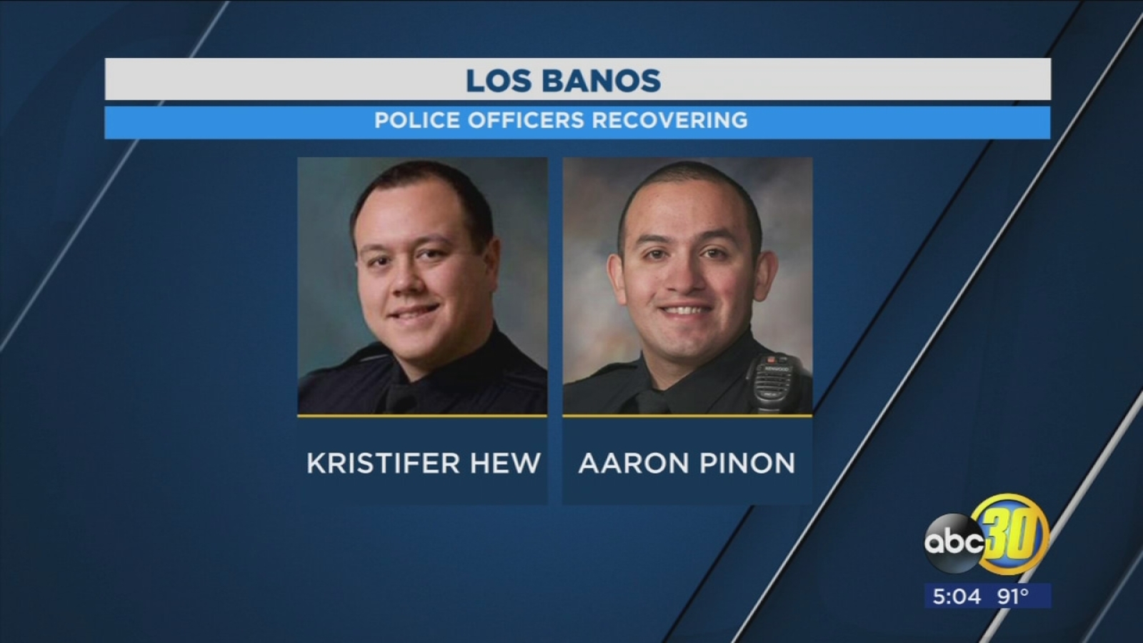 Los Banos officers injured in officer involved shooting identified