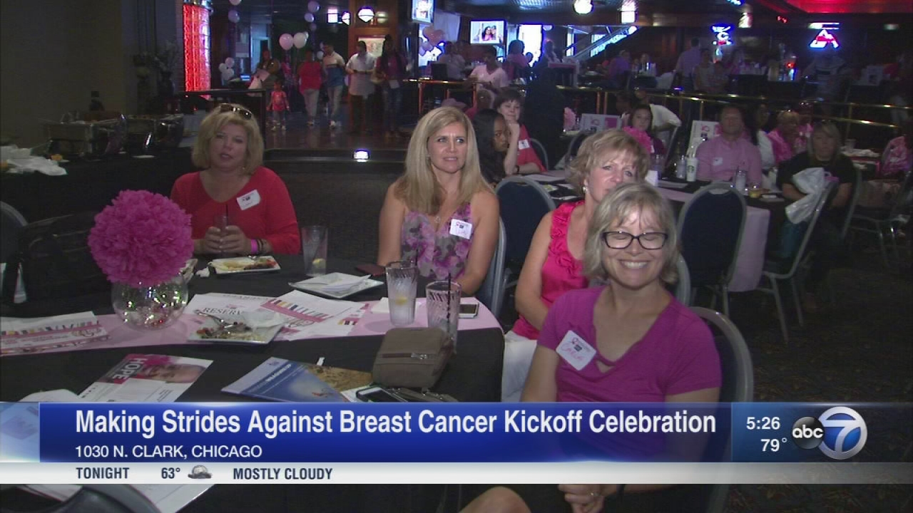 Kickoff celebration held for Making Strides Against Breast Cancer 5K