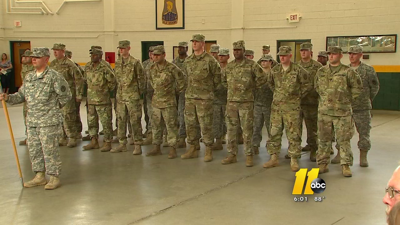 Local military police unit says goodbye