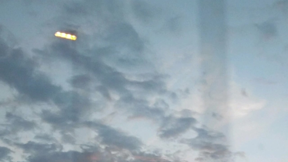 Strange UFO caught in sunset photo near Austin