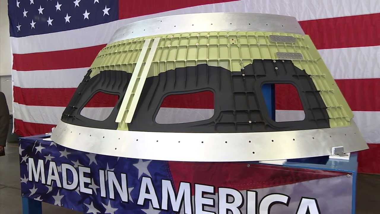 Local company creates parts for NASA's Orion spacecraft launch