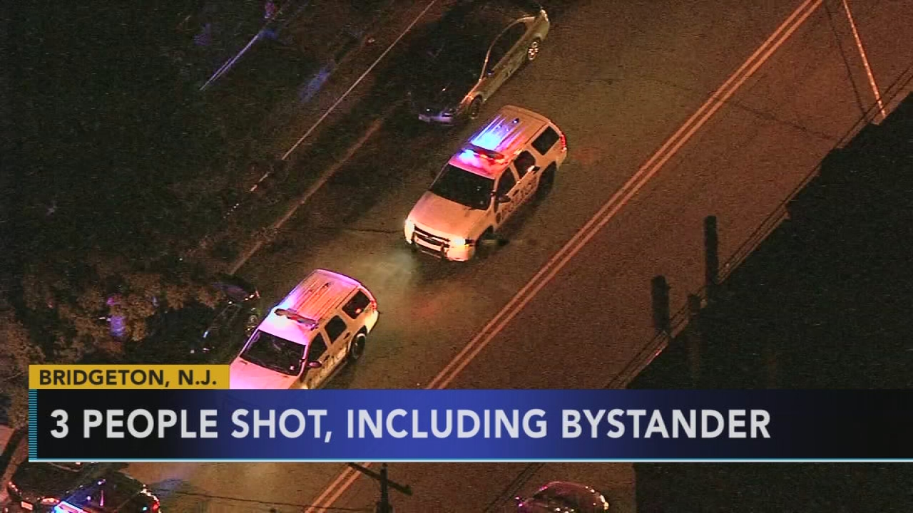 Police: 3 shot in Bridgeton; 23 shell casings found