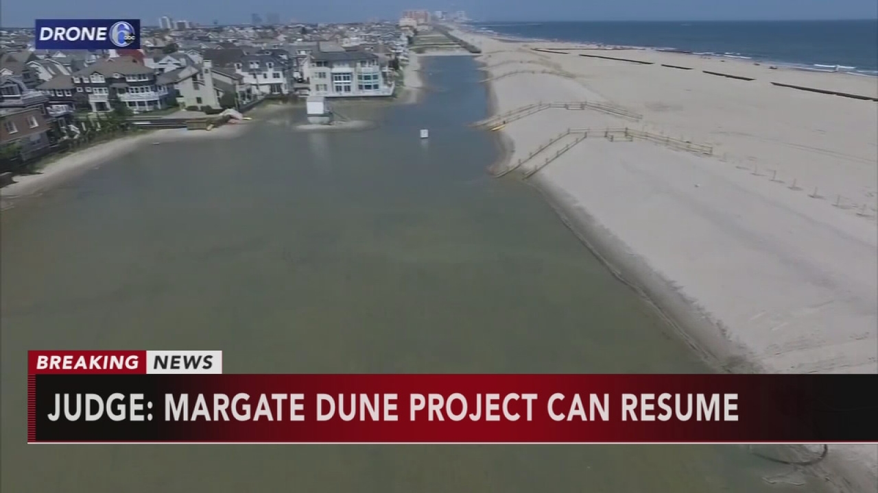 Judge lets US government resume Margate dune project