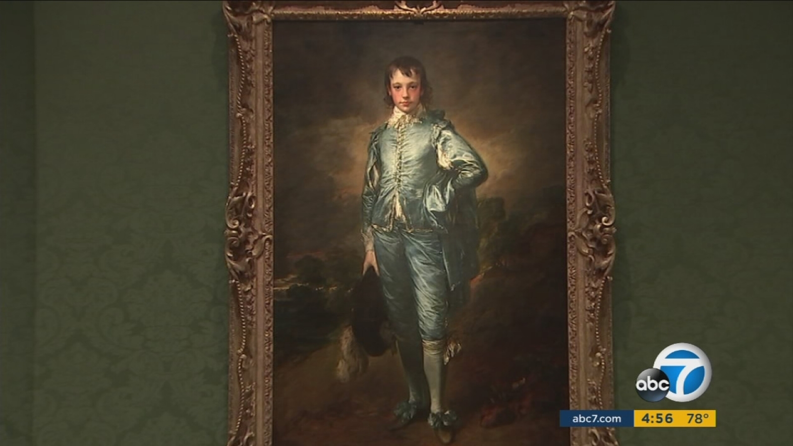 'The Blue Boy' painting being taken down from Huntington Library for