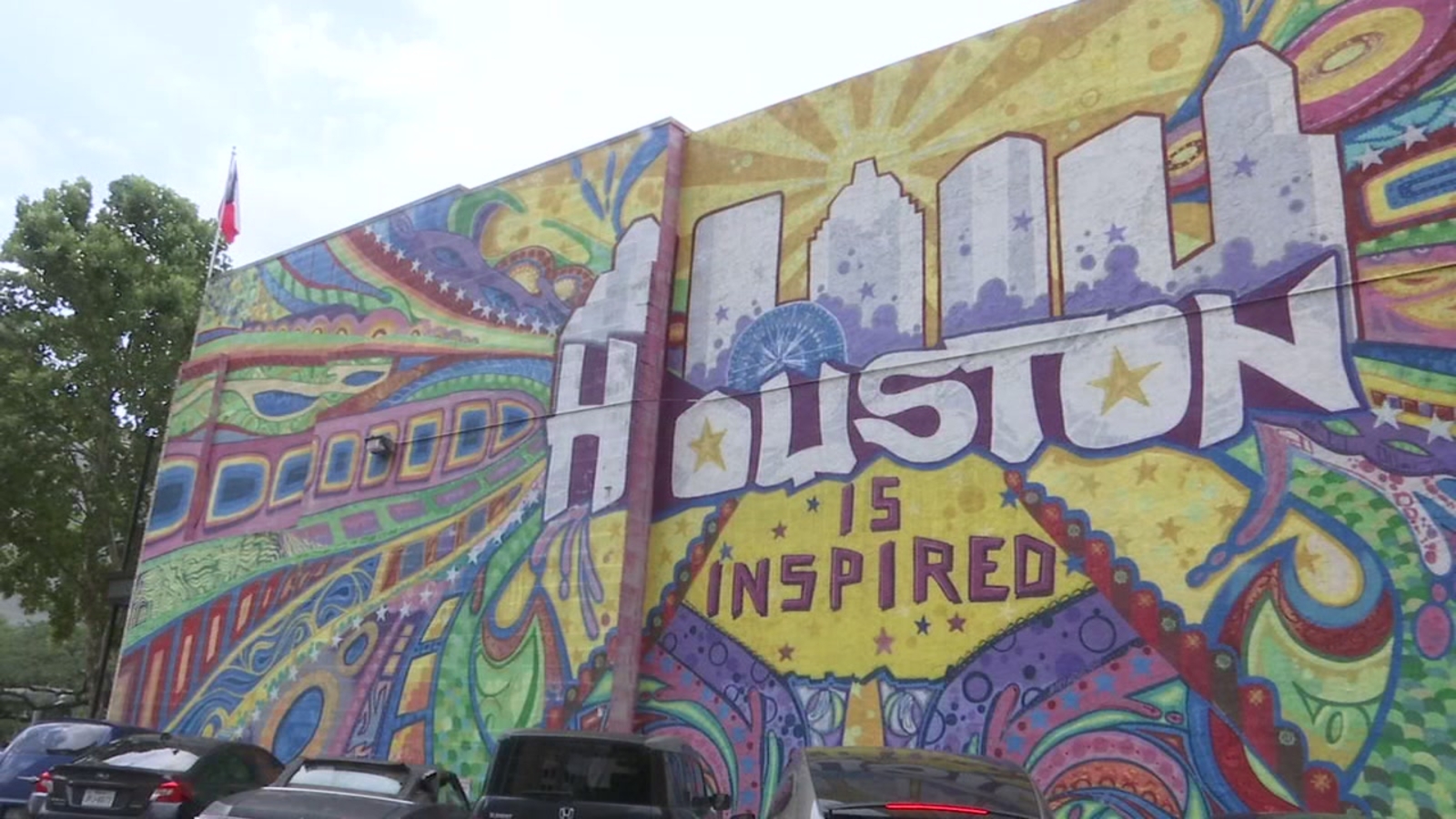 PHOTOS Houston Is Inspired mural ABC13 Houston