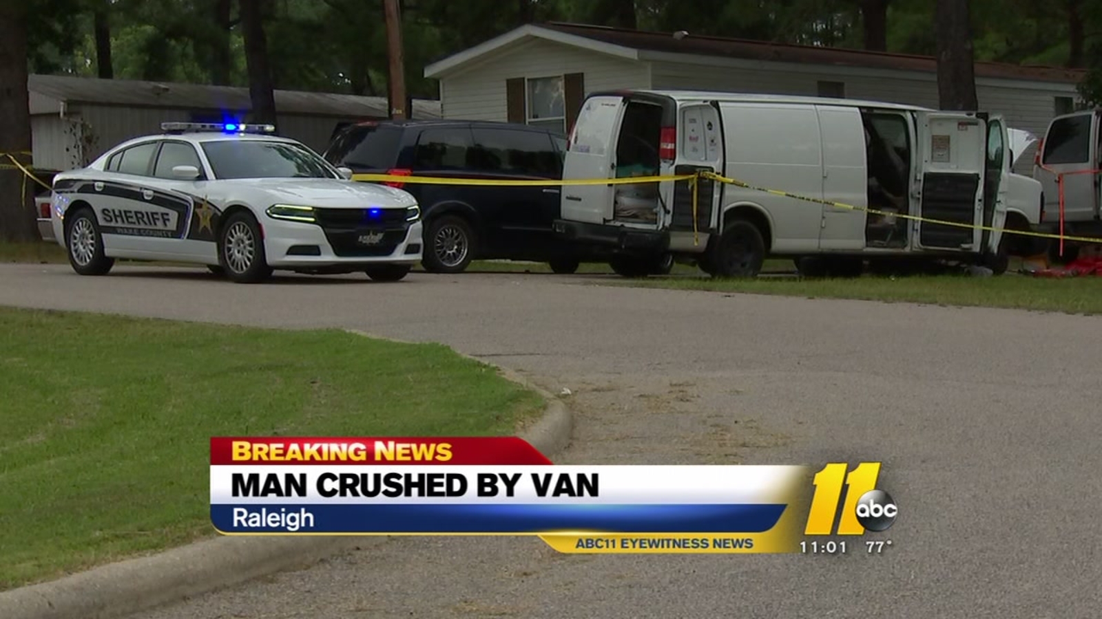 Raleigh man dies after van falls, crushes him - ABC11 Raleigh-Durham