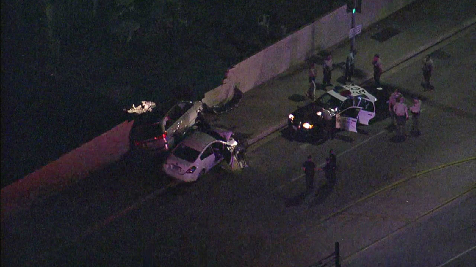 5 injured in car crash following short chase in Covina ABC7 Los Angeles