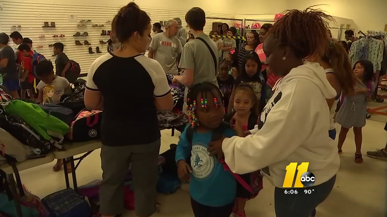 Raleigh Rescue Mission gives over 2,000 backpacks to kids in need
