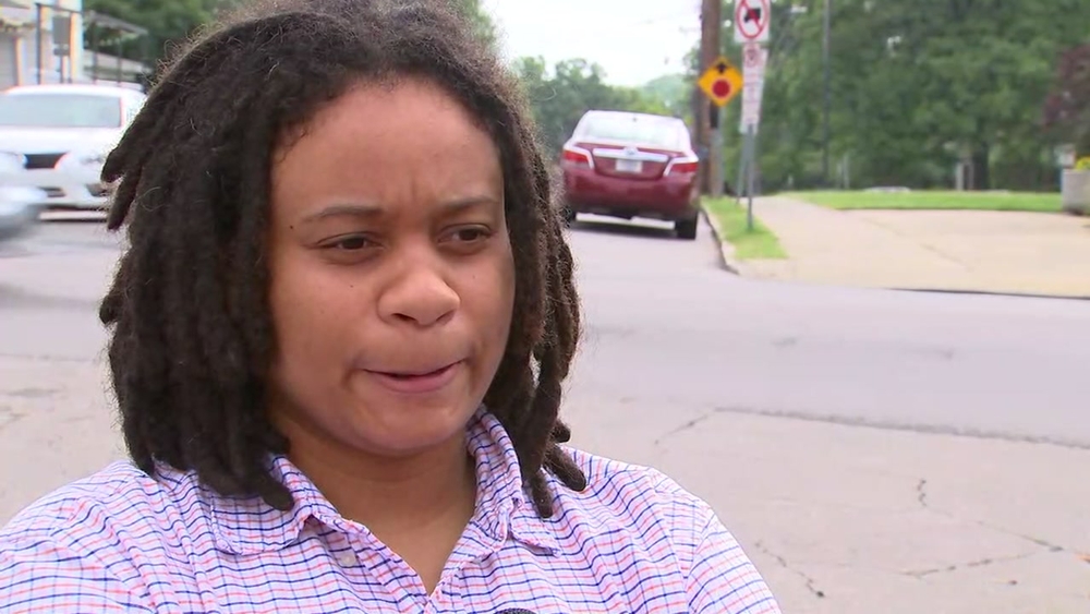 Woman explains why she helped pull down the statue