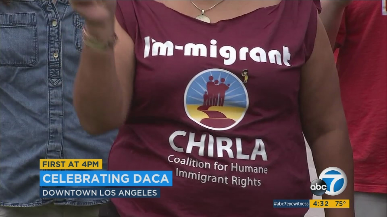 LA DACA students rally on 5th anniversary to defend program