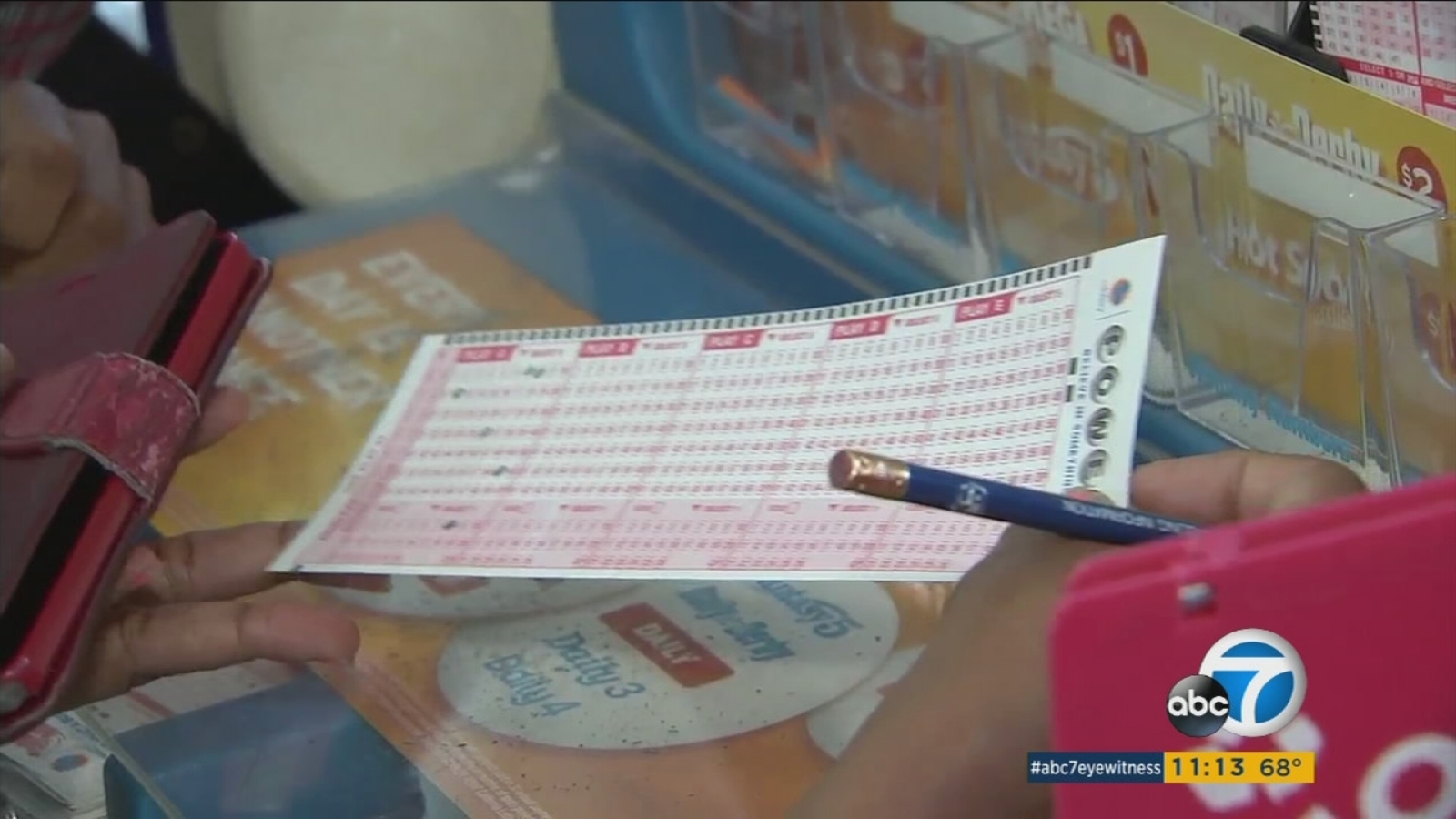 Ticket w/ 5 of 6 winning Powerball numbers bought in LA; no jackpot