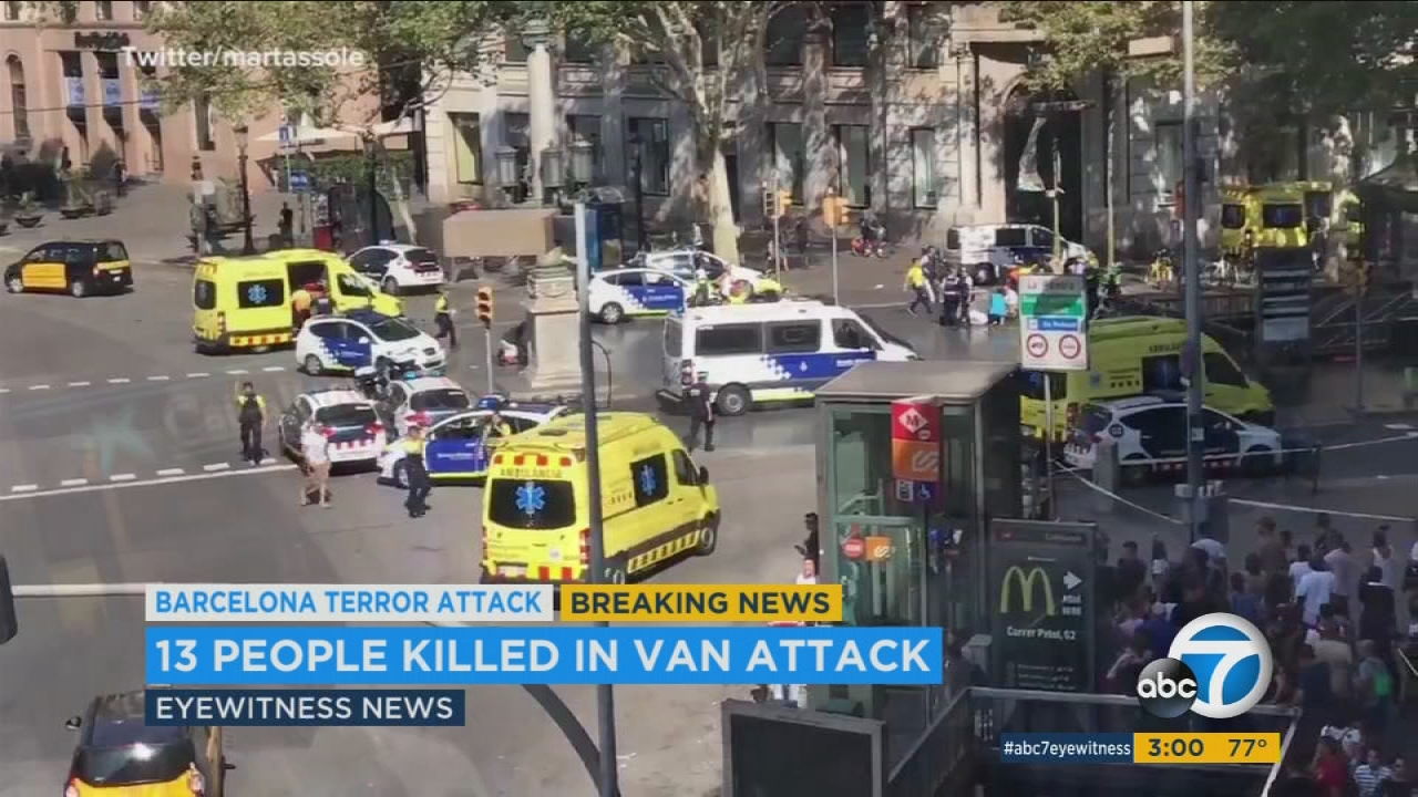 Spanish police kill 5 in separate terror incident south of Barcelona