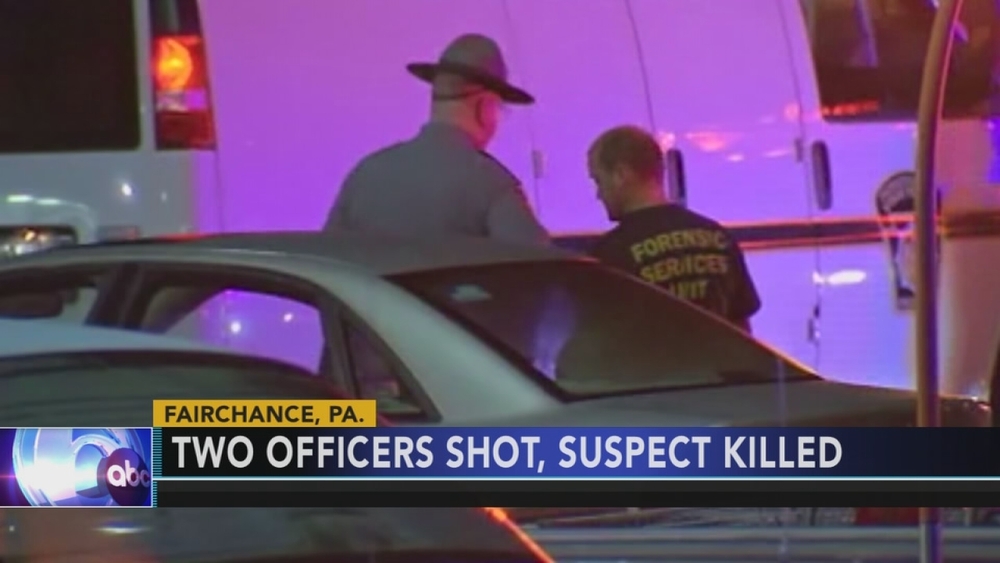 2 PA state troopers shot, suspect killed